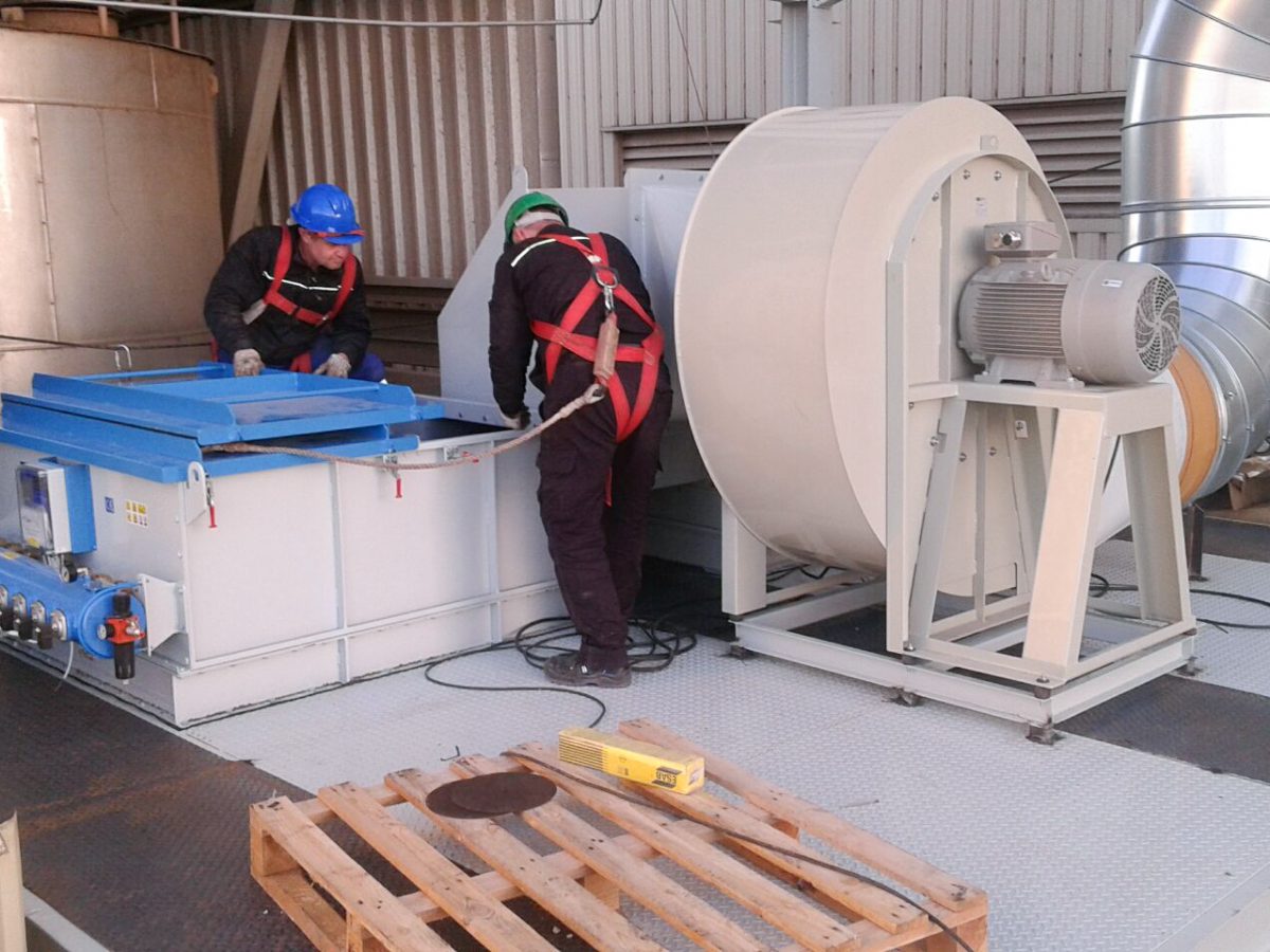 Obra montaje - ACS Maquinaria Industrial
